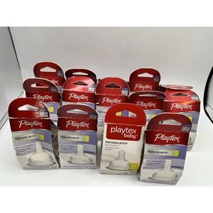 Playtex‎ NaturaLatchNipple, Medium Flow, 14 A Count (2 Pack) Plus